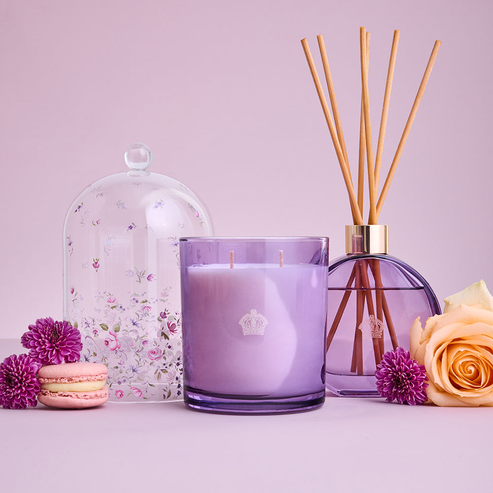 Royal Albert Rosewood & Amber Candle