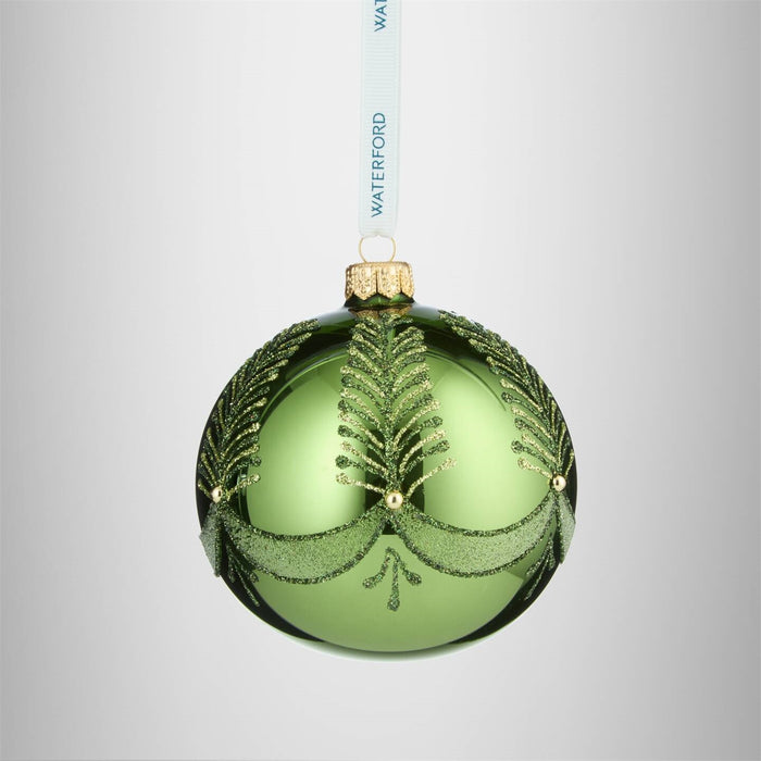 Waterford Holiday Heirlooms Green Bauble