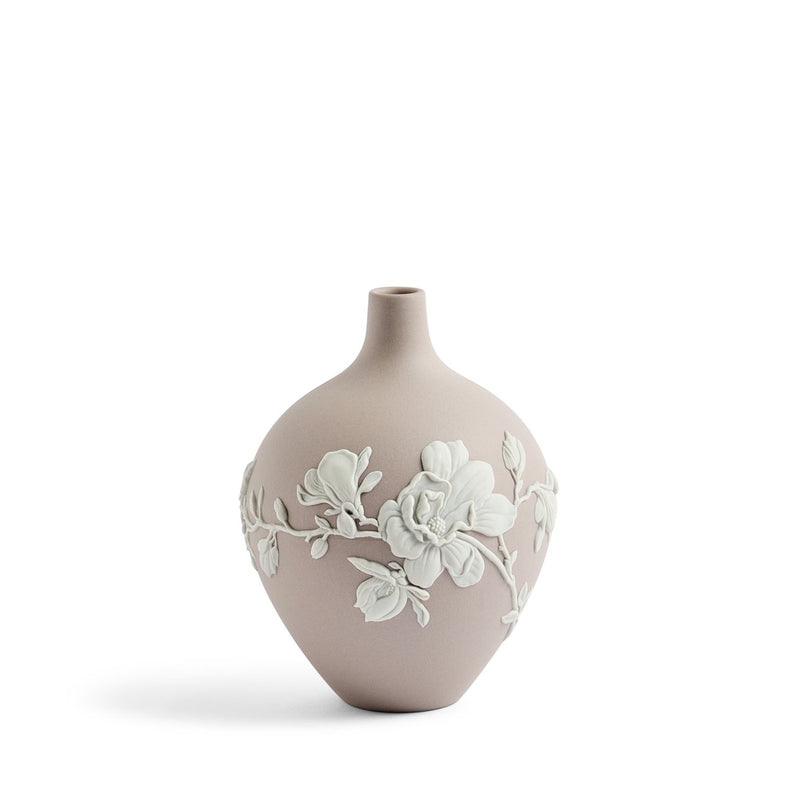 Wedgwood Magnolia Blossom Bud Vase Mink