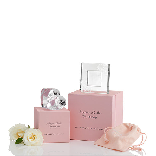 Monique Lhuillier My Favorite Things Sunday Rose 4" Posy Vase by Waterford