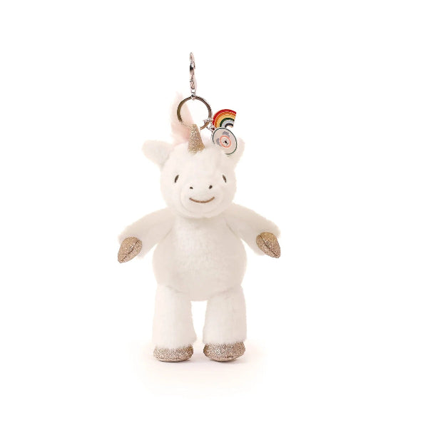 OB Designs Misty Unicorn Bag Charm (Vegan Angora) 7"/ 18 cm