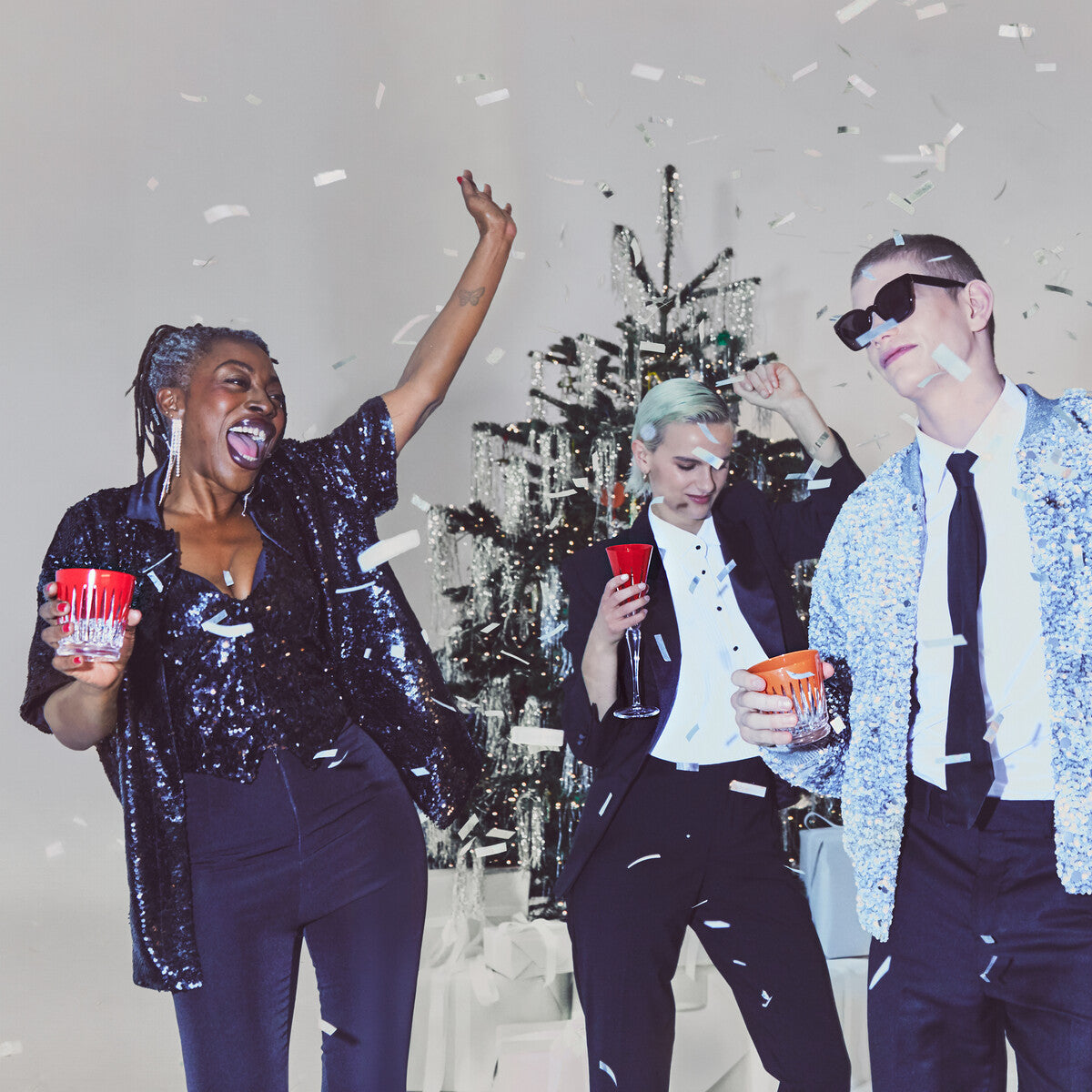 Waterford New Year Firework Flutes Set of 6 Mixed