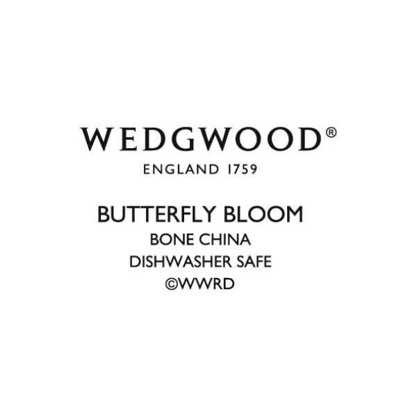 Wedgwood Butterfly Bloom 2 Teacups & Saucers Gift Set