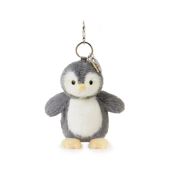 OB Designs Iggy Penguin Bag Charm (Vegan Angora) 7"/ 18 cm