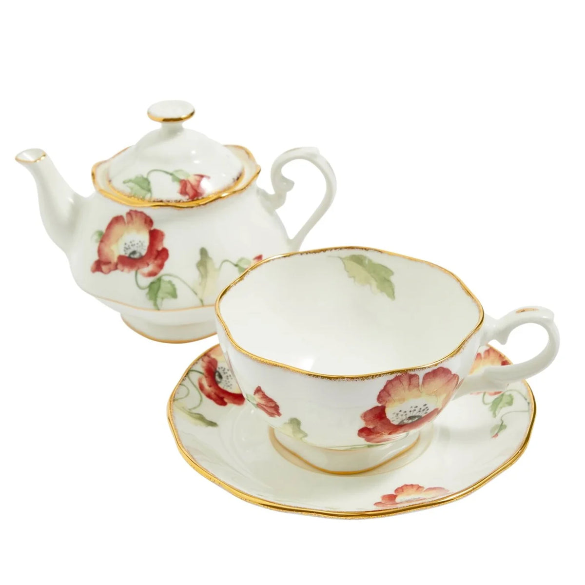 Royal Albert 100 Years Tea For One 1970 Poppy 500ml