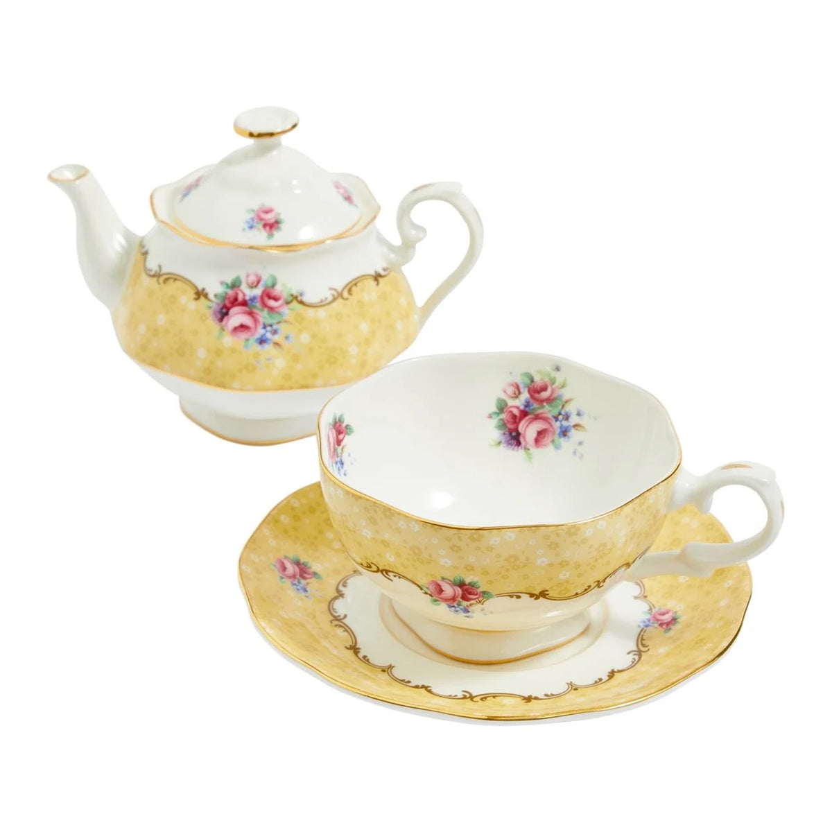 Royal Albert 100 Years Tea For One 1990 Bouquet 500ml