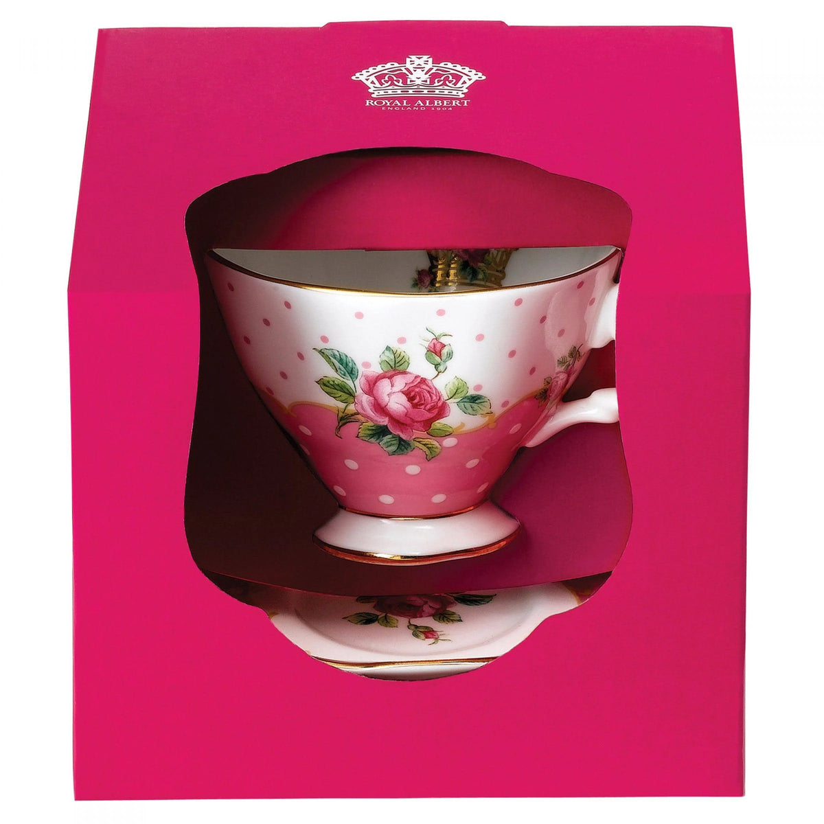 Royal Albert Cheeky Pink Teacup & Saucer Set