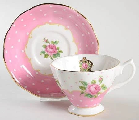 Royal Albert Cheeky Pink Teacup & Saucer Set