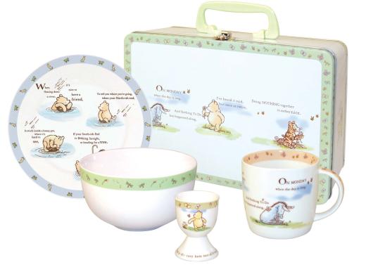 Winnie The Pooh A Friend Forever Children's Breakfast Gift Set 4pc